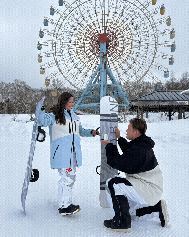 富良野雪地求婚｜NGO Snow 教練神助攻
